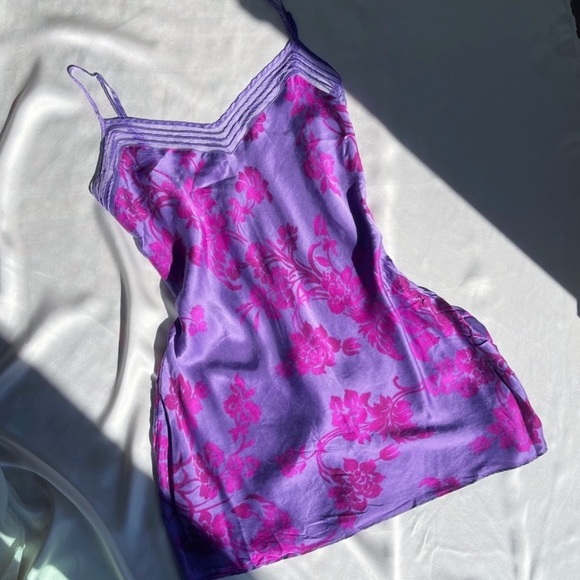 Victoria's Secret Floral 100% Silk Dress - Picture 1 of 5